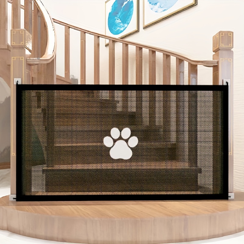 Pet Gate for The House Stairs Providing a Safe Enclosure for Pets to Play and Rest
